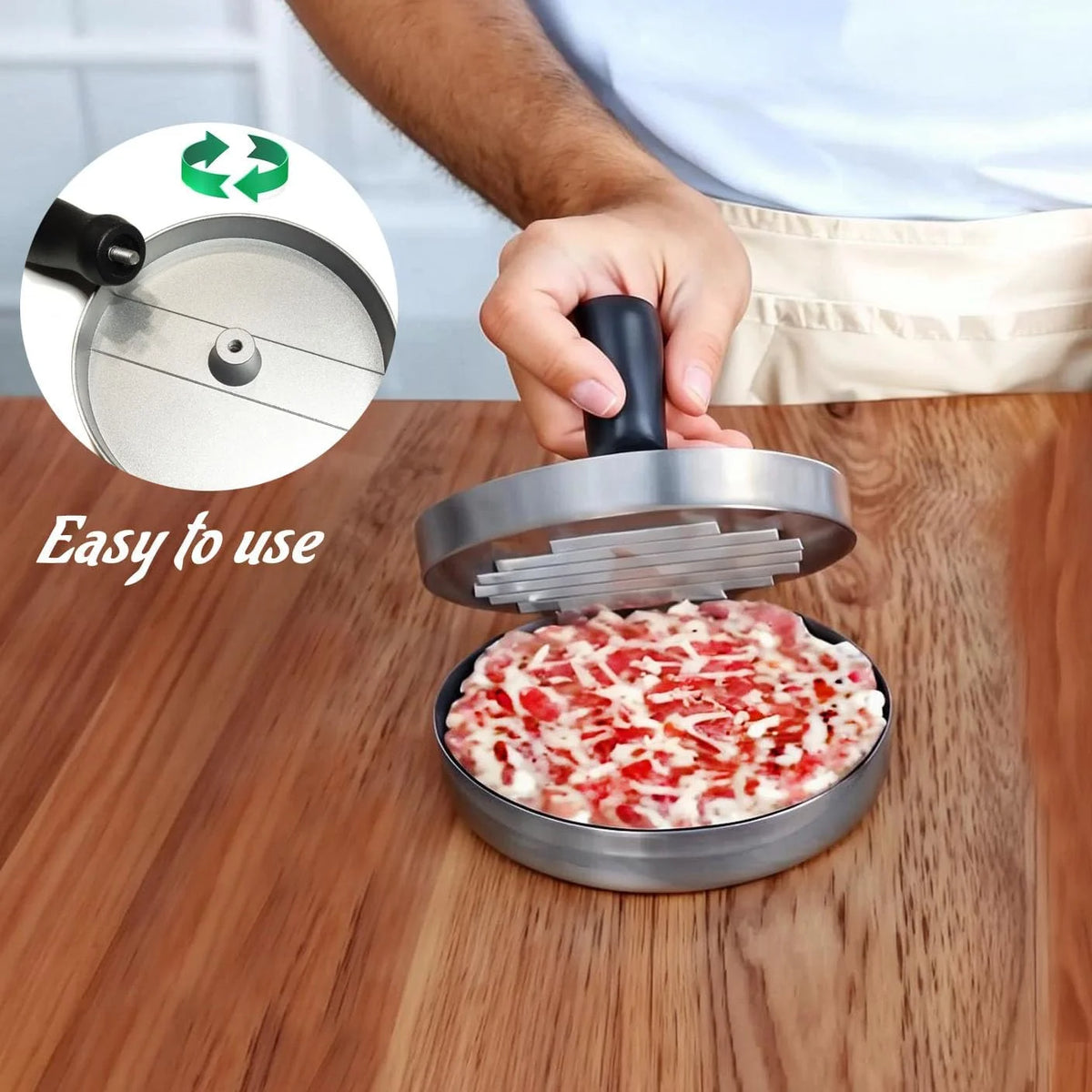 Presse à Burger Aluminium – Patty Maker BBQ & Grill | BestConfort