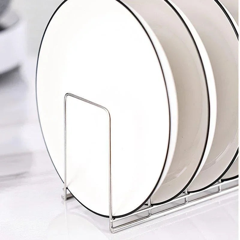 Égouttoir à Vaisselle en Inox – Porte-Assiettes et Égouttoir de Cuisine Multifonction