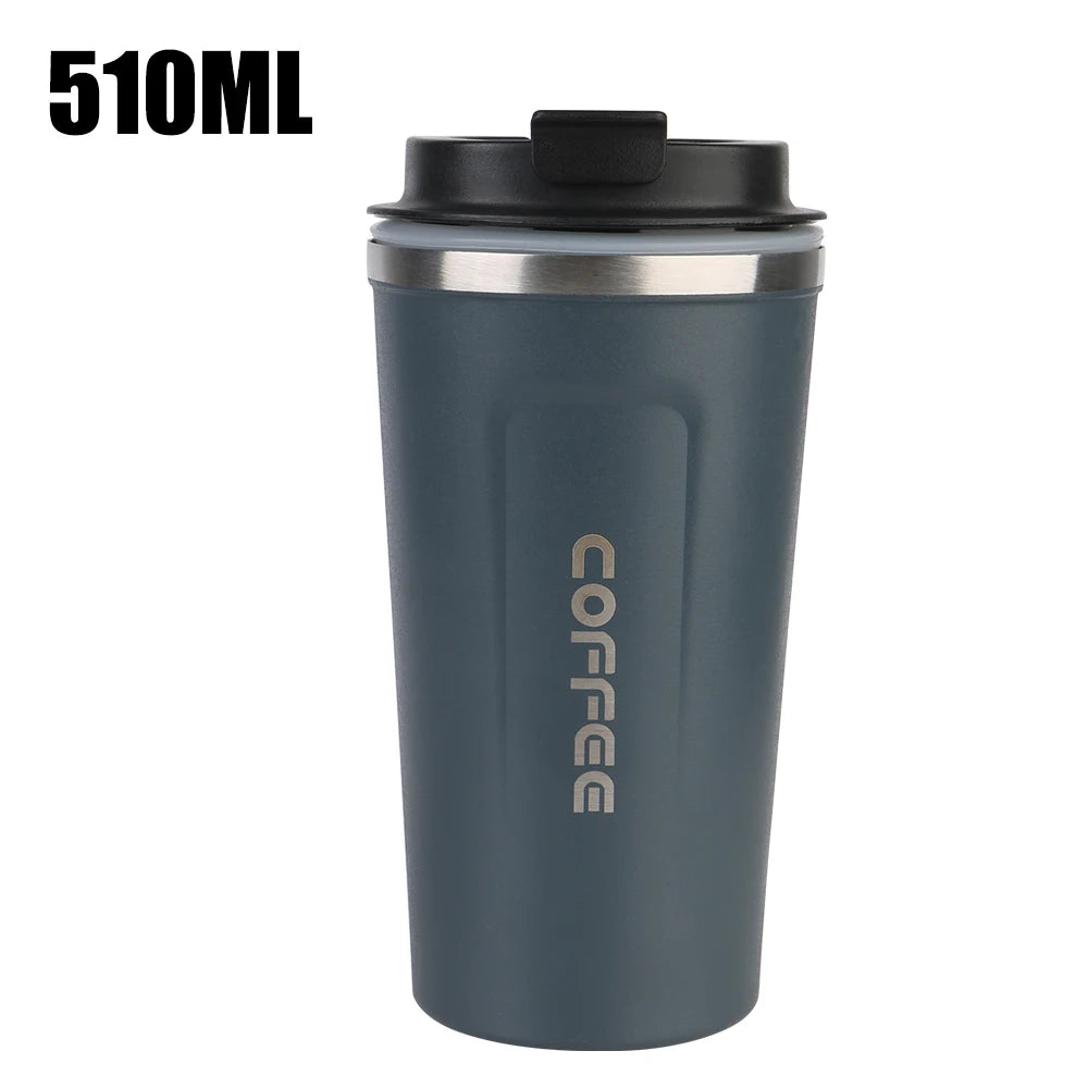 Mug Thermos Isotherme 380/510ml – Tasse de Voyage en Acier Inoxydable