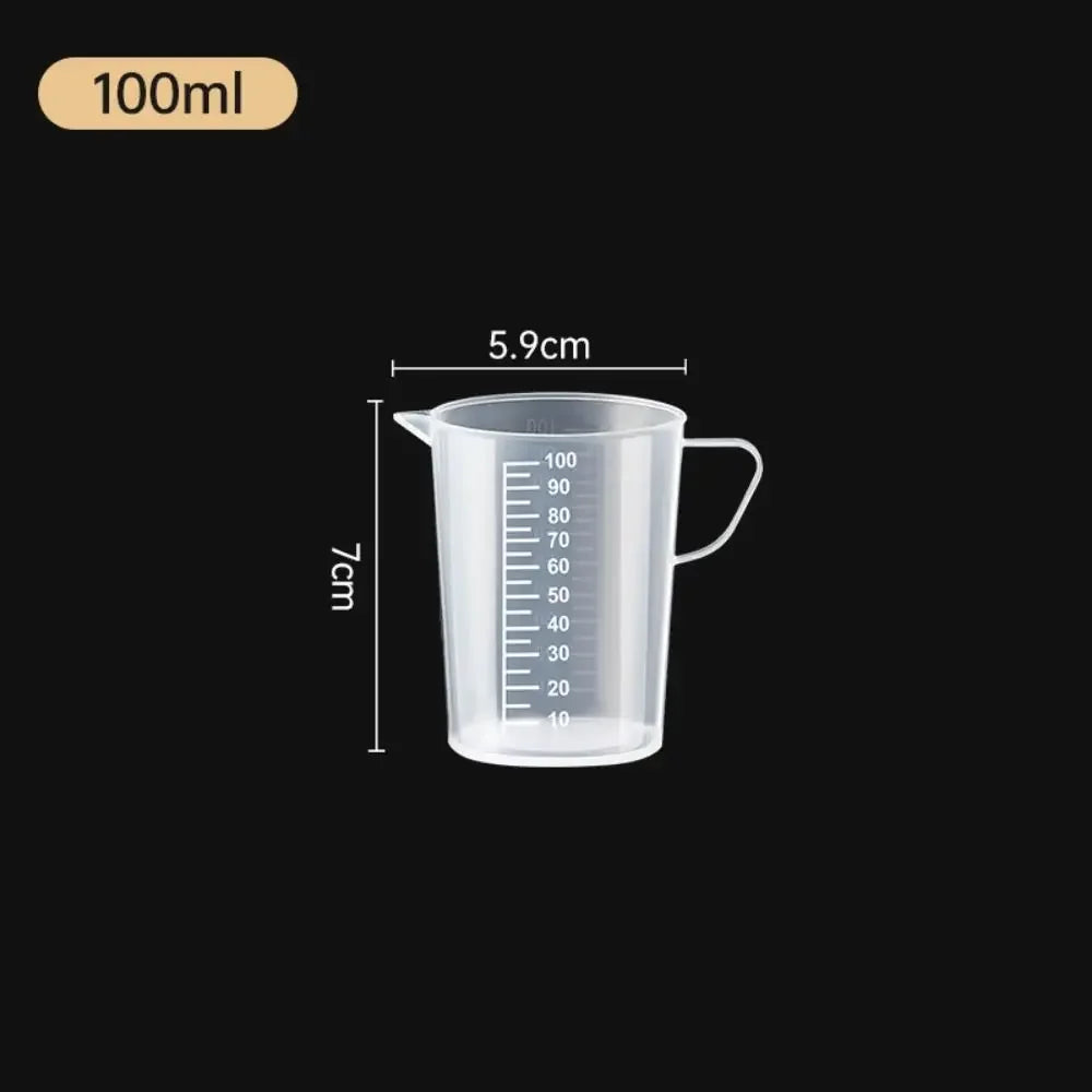 Verre Doseur Plastique Alimentaire avec Graduation – 100ml à 5000ml, Transparent, Cuisine & Laboratoire