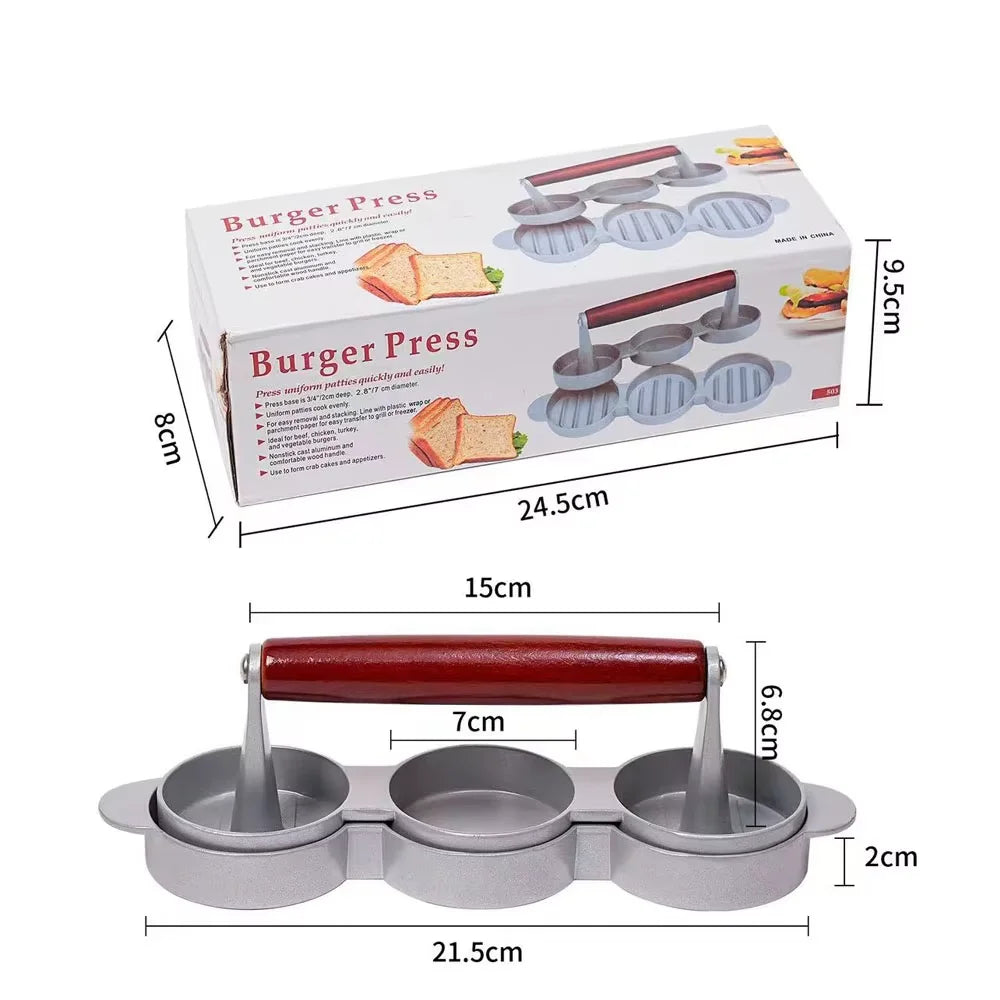 Presse à Burger Aluminium – Patty Maker BBQ & Grill | BestConfort