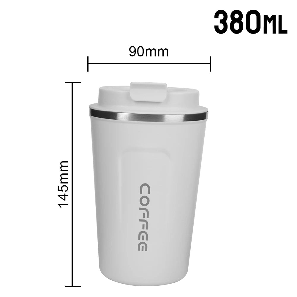 Mug Thermos Isotherme 380/510ml – Tasse de Voyage en Acier Inoxydable