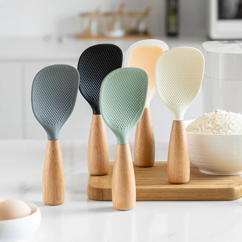 Cuillère de Cuisine en Silicone — Antiadhésive, Résistante à la Chaleur