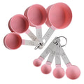 Set de 8 Tasses et Cuillères Doseuses Empilables – Manche en Inox, Ustensiles de Cuisine & Pâtisserie