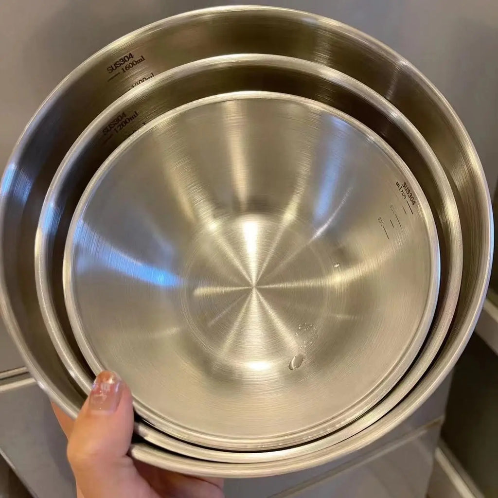 Set de Bols en Inox avec Balance – 1 à 3 Pièces, Grande Capacité | BestConfort