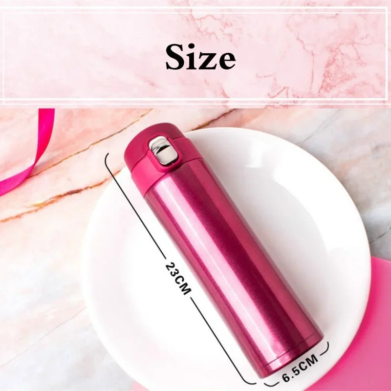 Thermos 500ml en Acier Inoxydable – Mug Isotherme Portable