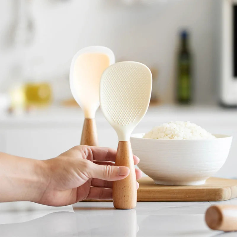 Cuillère de Cuisine en Silicone — Antiadhésive, Résistante à la Chaleur