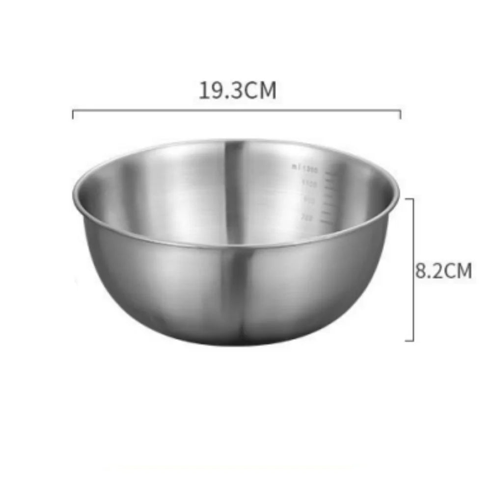 Set de Bols en Inox avec Balance – 1 à 3 Pièces, Grande Capacité | BestConfort