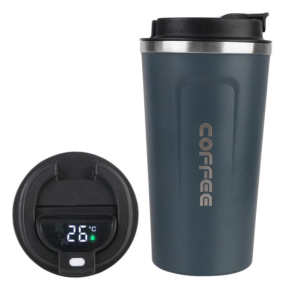 Mug Thermos Isotherme 380/510ml – Tasse de Voyage en Acier Inoxydable