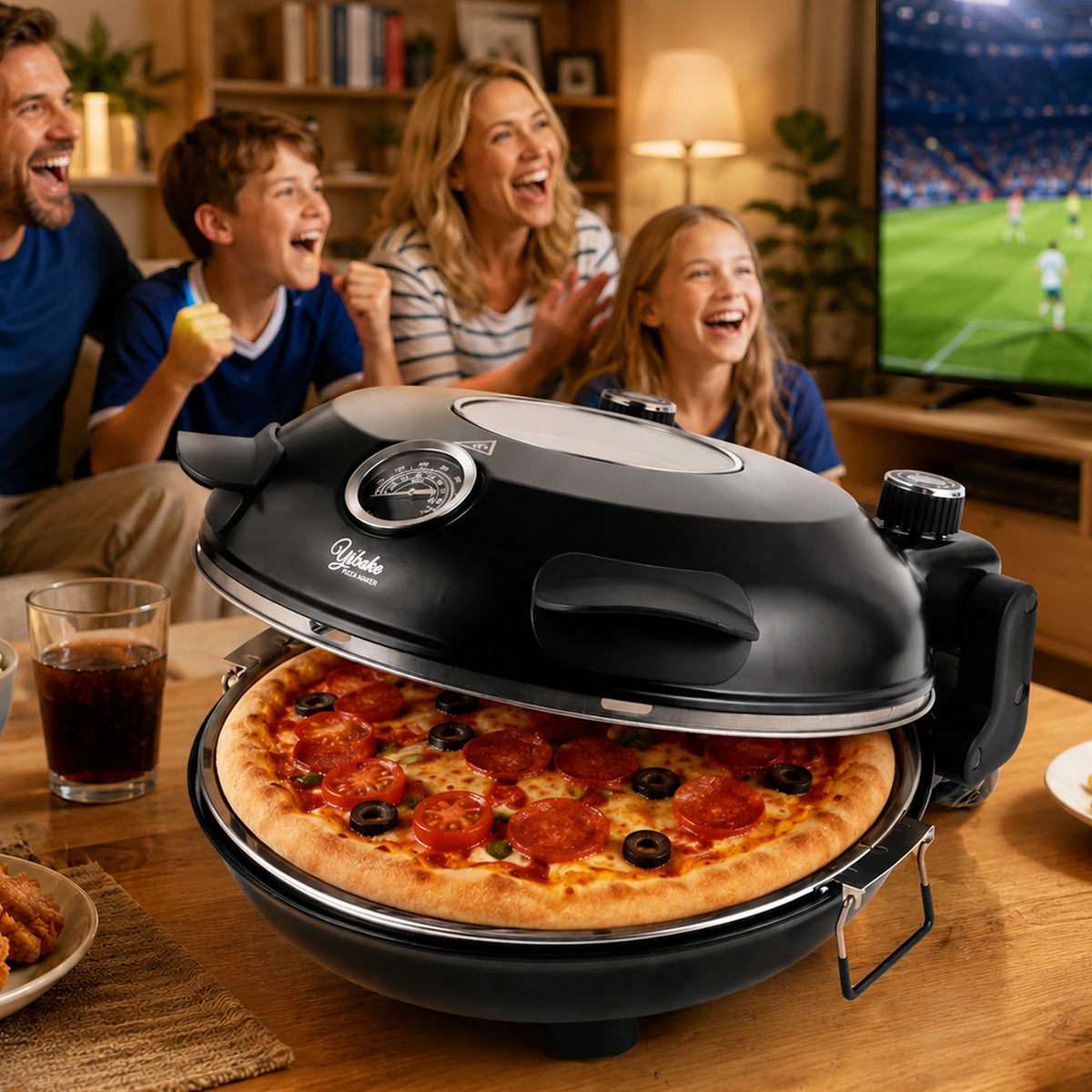 Four à Pizza Électrique Klaif 420°C – Pierre Céramique 12 Pouces, 1200W | BestConfort