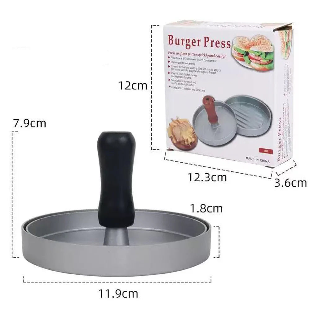 Presse à Burger Aluminium – Patty Maker BBQ & Grill | BestConfort