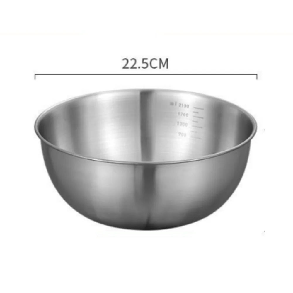 Set de Bols en Inox avec Balance – 1 à 3 Pièces, Grande Capacité | BestConfort